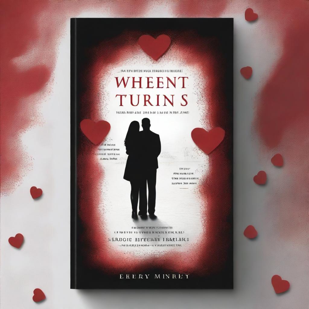 Create a book cover titled 'When Love turns Deadly' by Eryl May