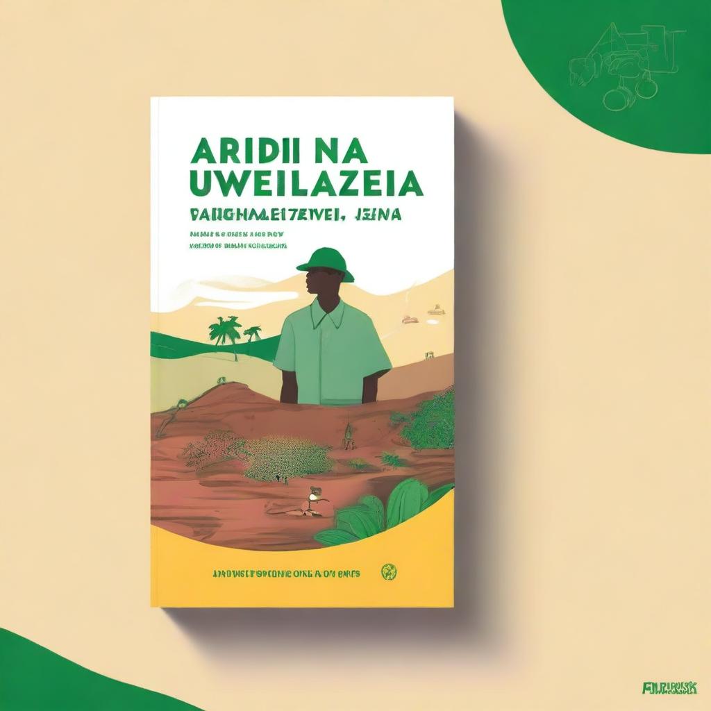 Design a book cover for 'ARDHI NA UWEKEZAJI' by JAMES E NGIRA