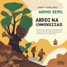 Design a book cover for 'ARDHI NA UWEKEZAJI' by JAMES E NGIRA