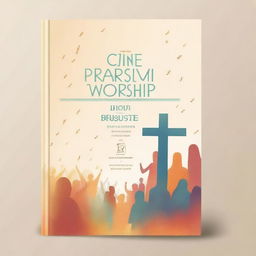 Create a book cover for a book entitled 'Praise and Worship 101' - a guide for worship leaders in church