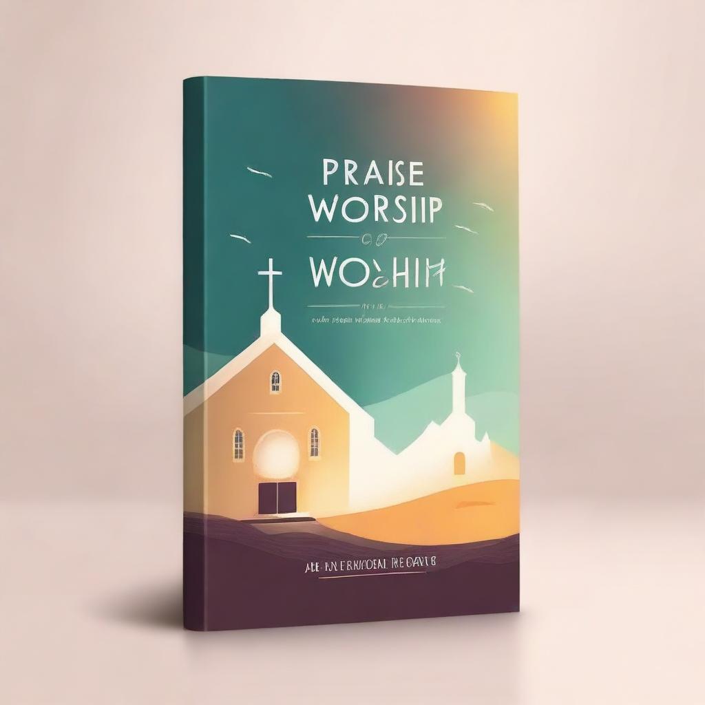 Create a book cover for a book entitled 'Praise and Worship 101' - a guide for worship leaders in church