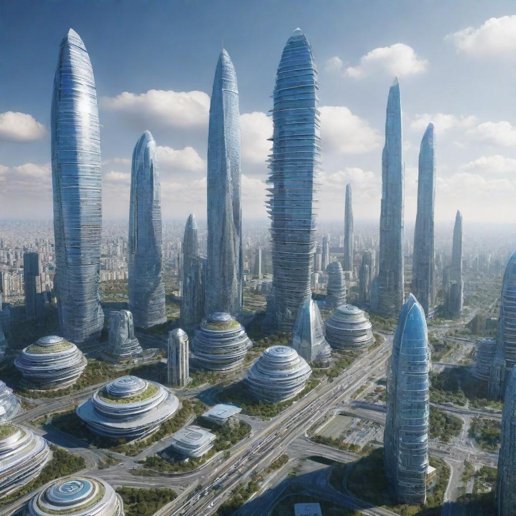 pirexian future city in renascentist style