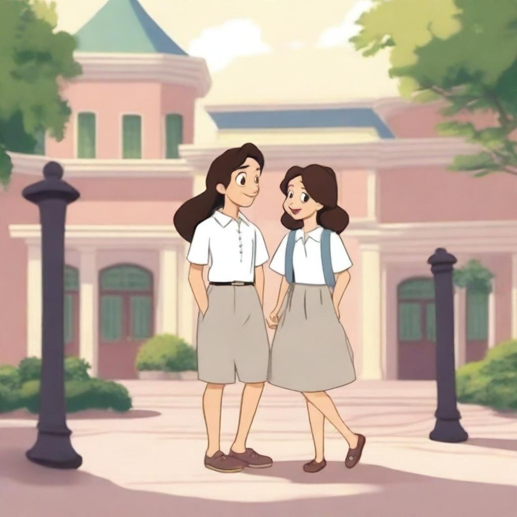 Create an animated picture with the title 'Our Love In Medan'