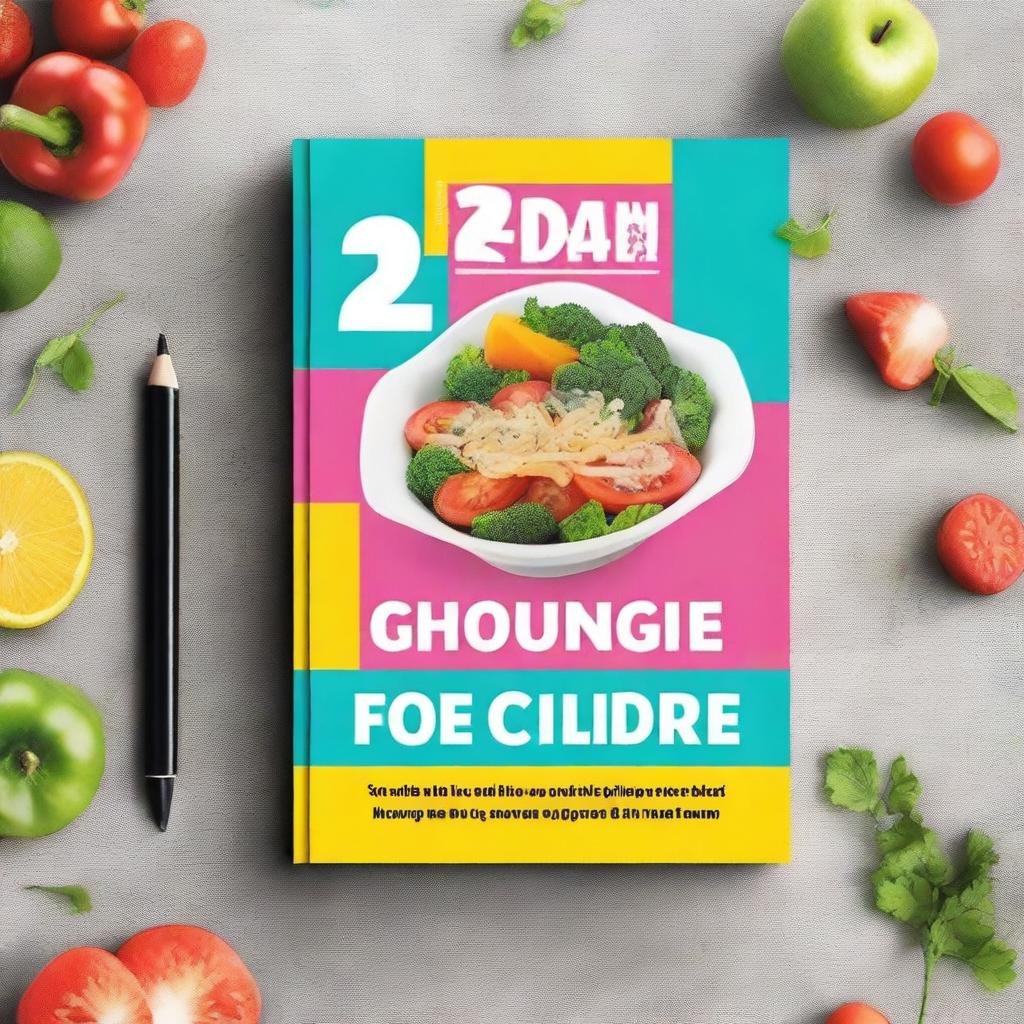 Create a book cover for the challenge '21 Days to Lose Weight'