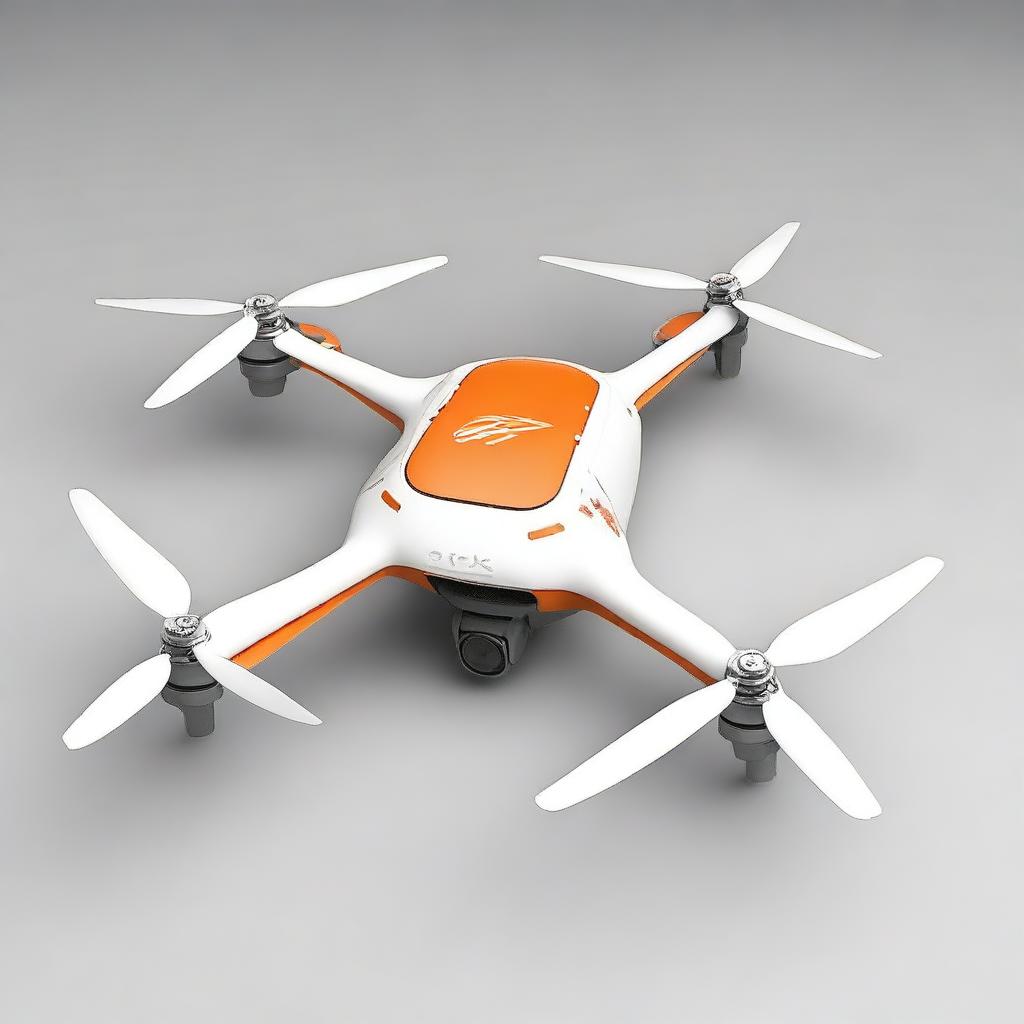 Create an image of a tiltrotor quadcopter named 'Tilt-X' suitable for the cover of a scientific journal