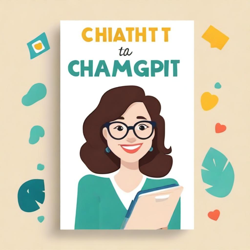 A book cover for 'How to use ChatGPT' featuring the title and author's name prominently displayed