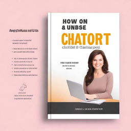 Create a book cover for a book titled 'How to use ChatGPT'