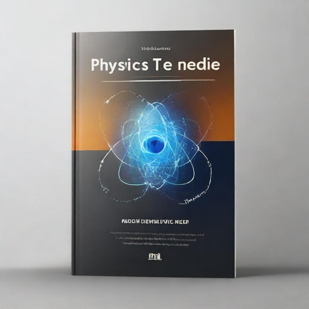 Design a professional book cover for a Grade Twelve Physics Student Book