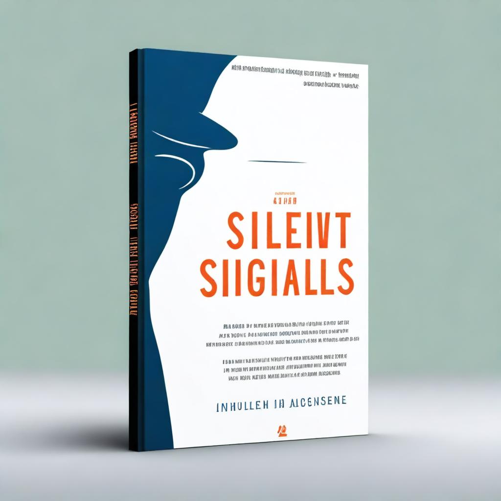 Create a book cover for a nonfictional book titled 'Silent Signals: Aggression Detection through Body Language'