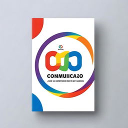 Create a book cover titled 'Comunicação Olímpica'