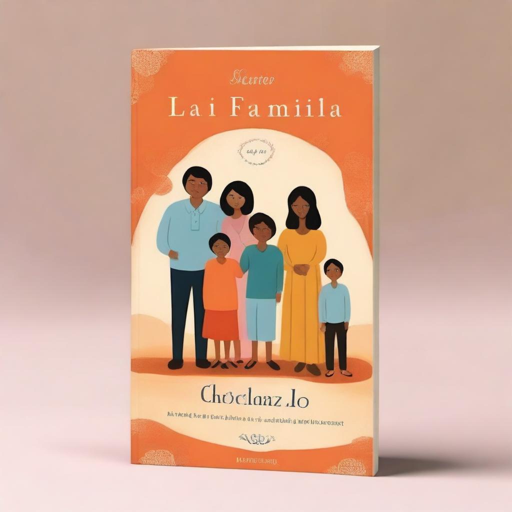 A book cover for a book titled 'LA FAMILIA' authored by Oswaldo Moncayo Aguiar