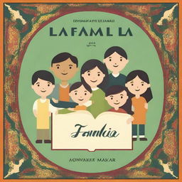 A book cover for a book titled 'LA FAMILIA' authored by Oswaldo Moncayo Aguiar