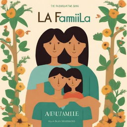 A book cover for a book titled 'LA FAMILIA' authored by Oswaldo Moncayo Aguiar