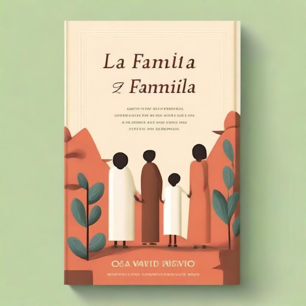 A book cover for a book titled 'LA FAMILIA' by Oswaldo Moncayo Aguiar