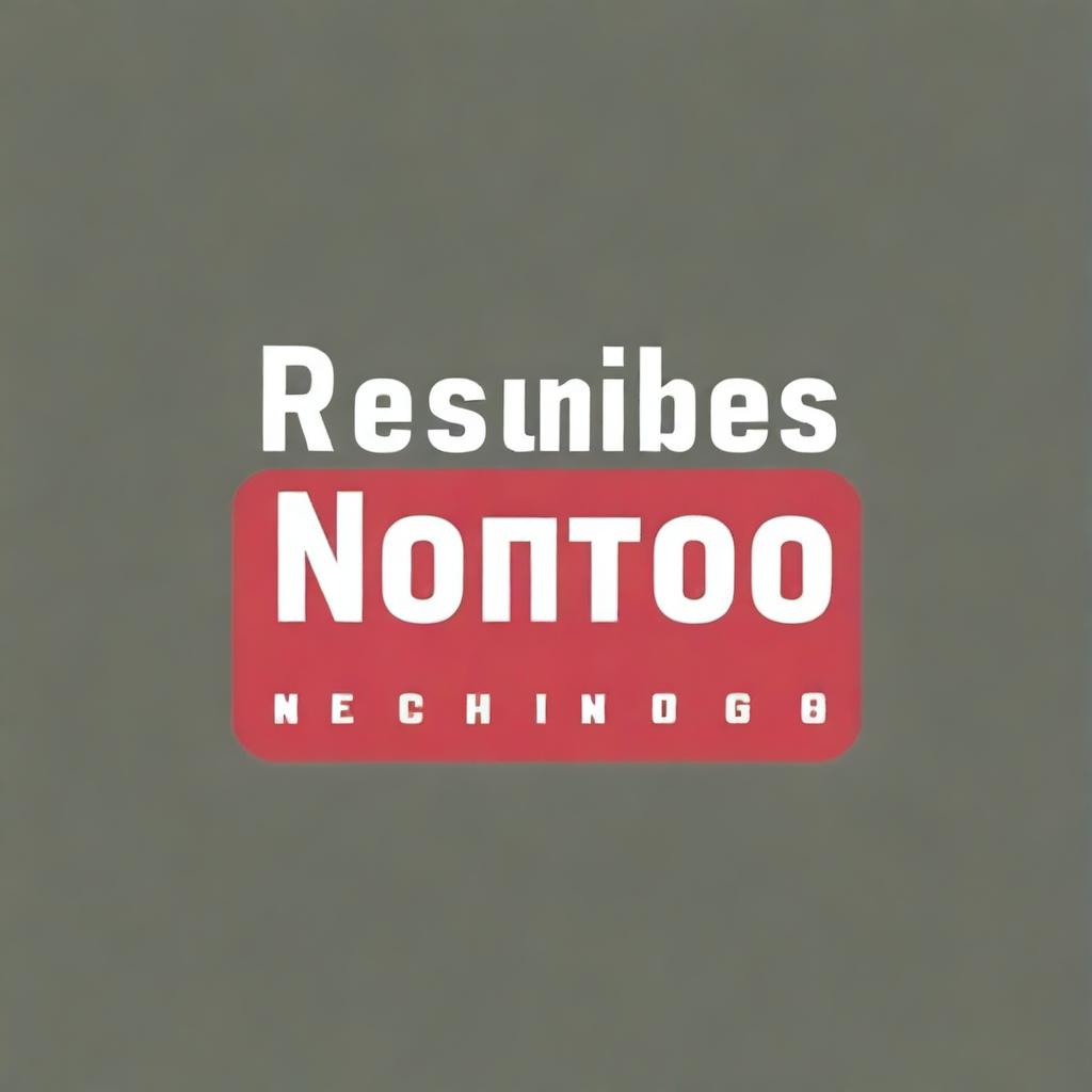 Create a logo thumbnail for a YouTube news summary channel called 'Resumen Noticioso'
