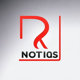 Design a logo for a news channel called 'R N Noticias'