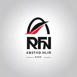 Create a logo for a brand or organization abbreviated as 'RN'