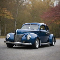 Classic 1940 Ford 2-door coupe, styled like a sleek hot rod with vintage charm