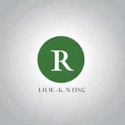 Design a logo for a brand or organization with the initials 'R N'