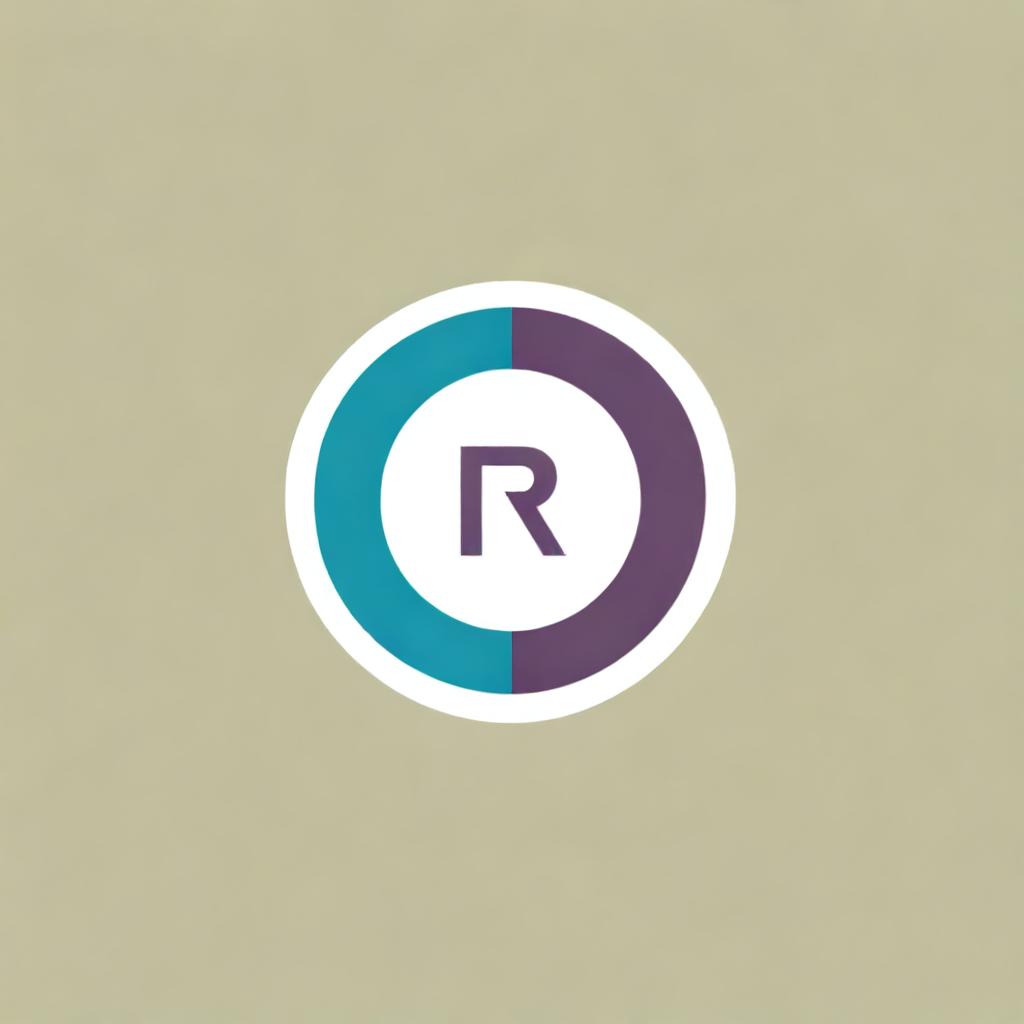 Design a logo for a brand or organization with the initials 'R N'