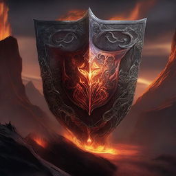 The Shield of the Hidden Lord from Dungeons & Dragons' 'Descent into Avernus' campaign