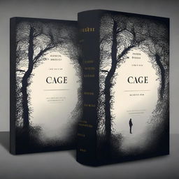 Create a book cover for a novel titled 'The Cage'