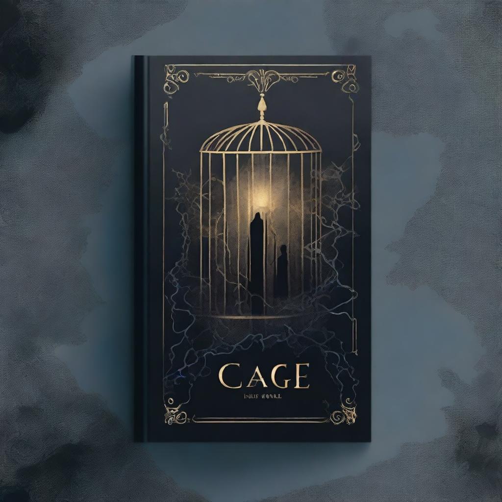 Create a book cover for a novel titled 'The Cage'