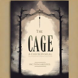 Create a book cover for a novel titled 'The Cage'