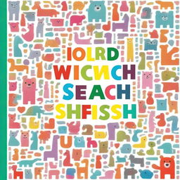 Design a book cover for a word search puzzle book
