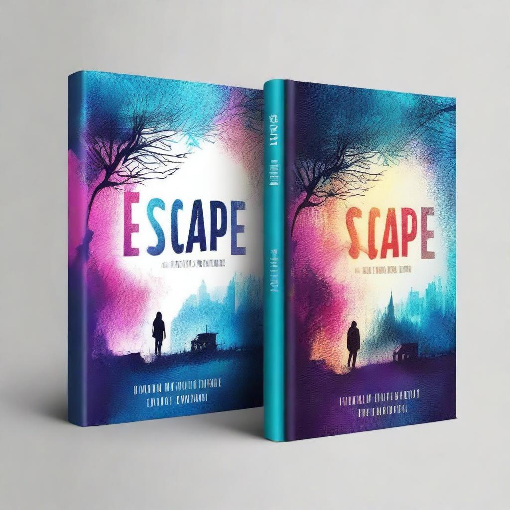 Design a book cover for a novel titled 'Escape'