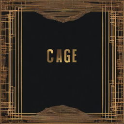 Design a book cover for a novel titled 'The Cage'