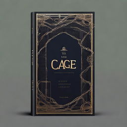 Design a book cover for a novel titled 'The Cage'