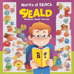 Create a professional cover for a children's book titled 'Word Search'