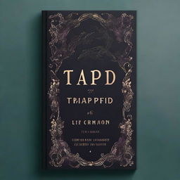 Create a book cover for a novel titled 'Trapped'