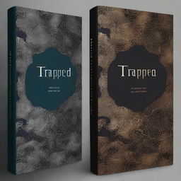 Create a book cover for a novel titled 'Trapped'