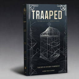 Create a book cover for a novel titled 'Trapped'