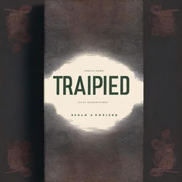 Create a book cover for a novel titled 'Trapped'