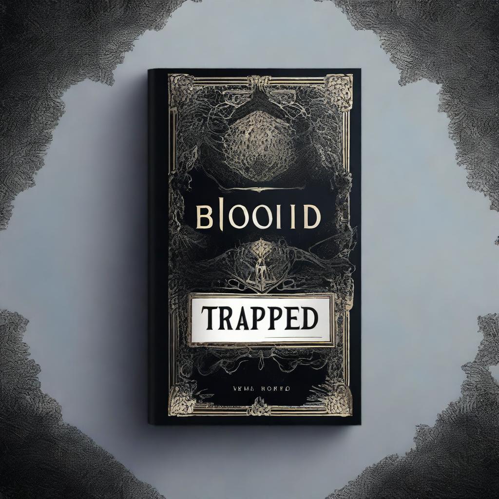 Create a book cover for a novel titled 'Trapped'