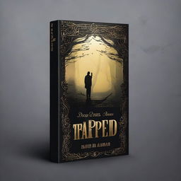 Create a book cover for a novel titled 'Trapped'