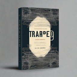 Design a book cover for a novel titled 'Trapped'