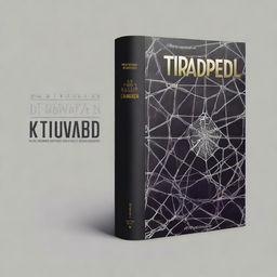 Design a book cover for a novel titled 'Trapped'