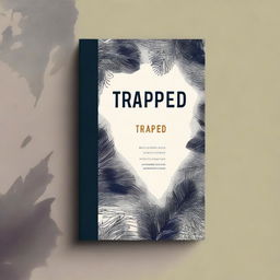 Design a book cover for a novel titled 'Trapped'