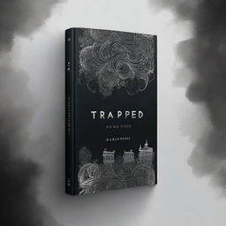 Design a book cover for a novel titled 'Trapped'