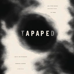 Design a book cover for a novel titled 'Trapped'