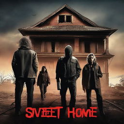 Create a thrilling movie poster for Sweet Home Season 3