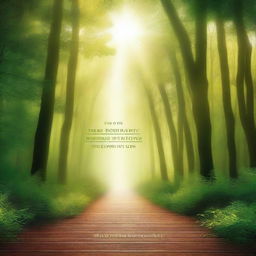 Create a captivating book cover for a book titled 'The Pathway to Fulfillment'