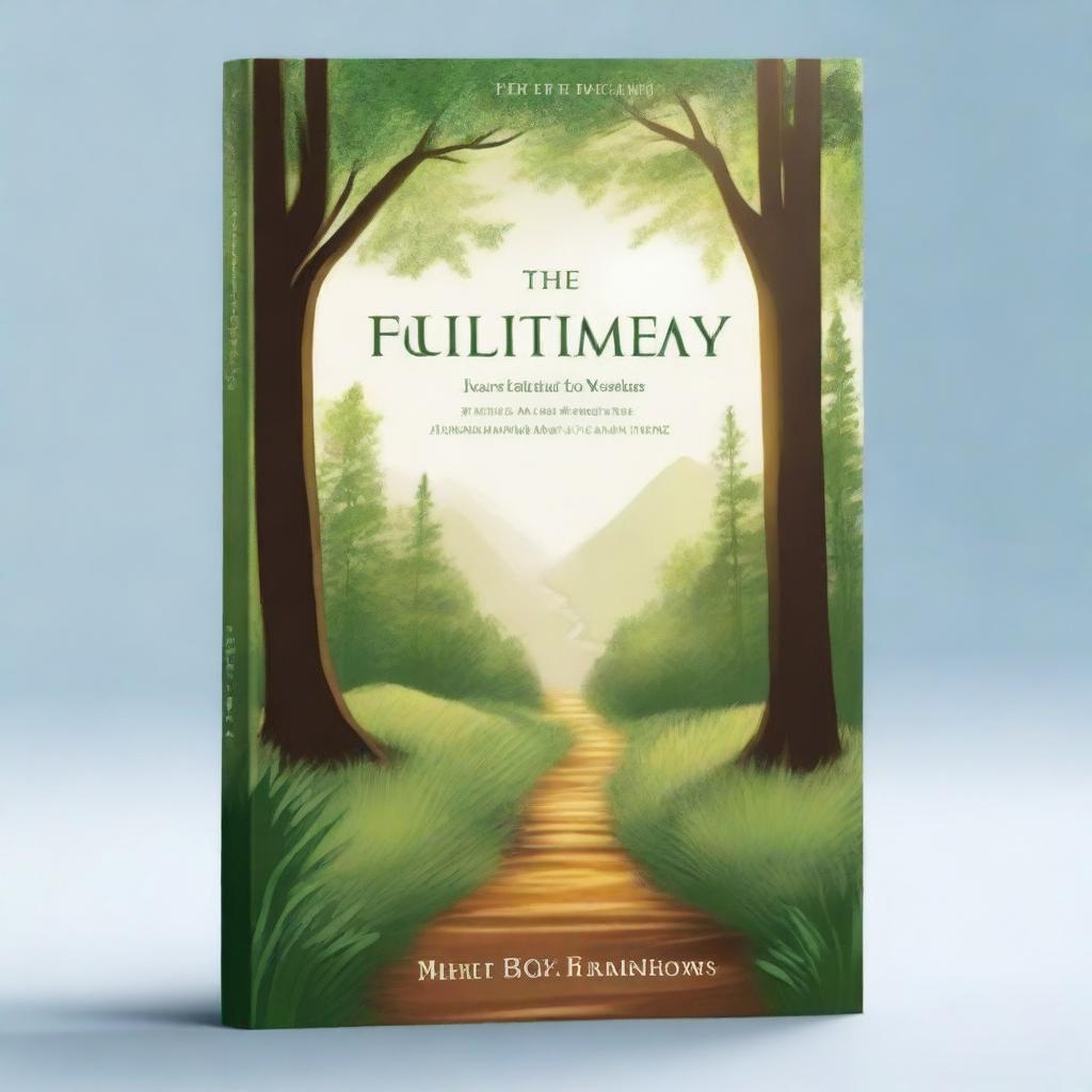 Create a captivating book cover for a book titled 'The Pathway to Fulfillment'