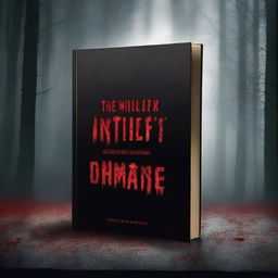 Create a dark book cover with a horror theme