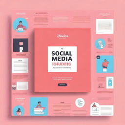 Create a cover page for a project titled 'Role of Social Media and Influencers'