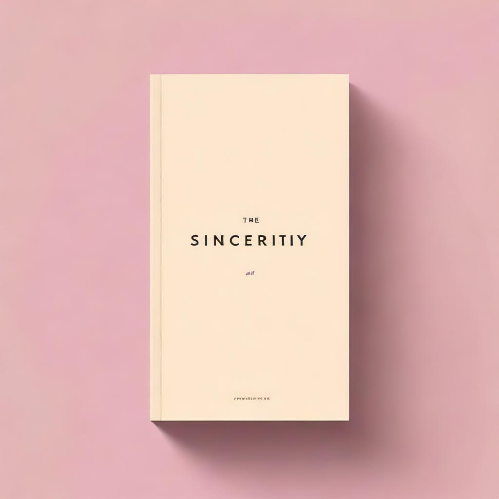 An elegant book cover featuring the title 'The Art of Sincerity'